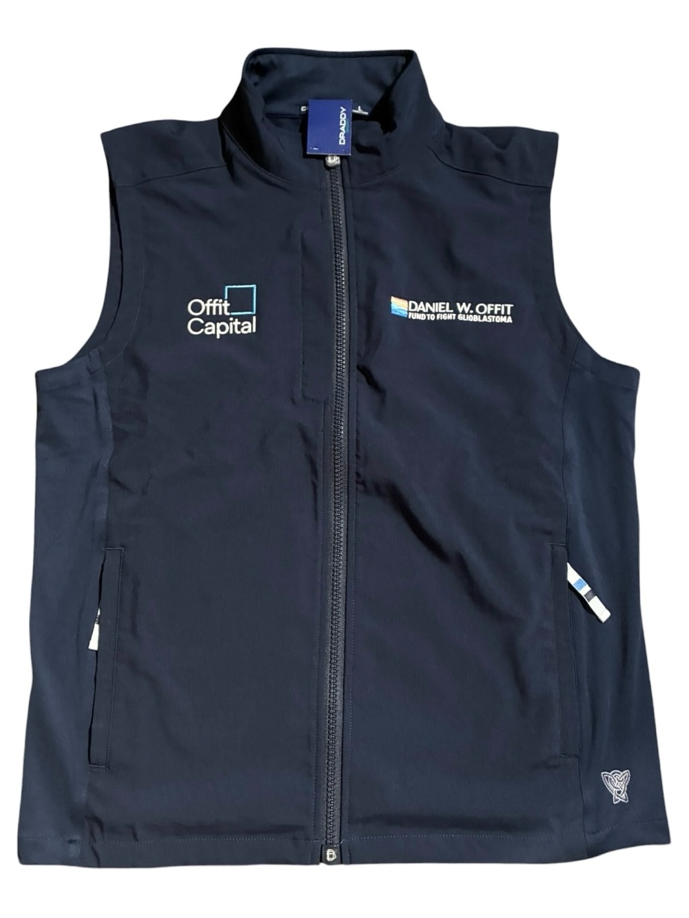 NWT B. Draddy Everyday Golf Vest Nautical Blue